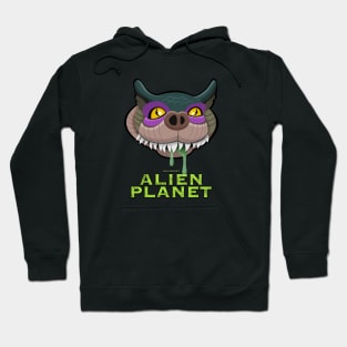 Giree - Alien Planet - No Heart Green Hoodie